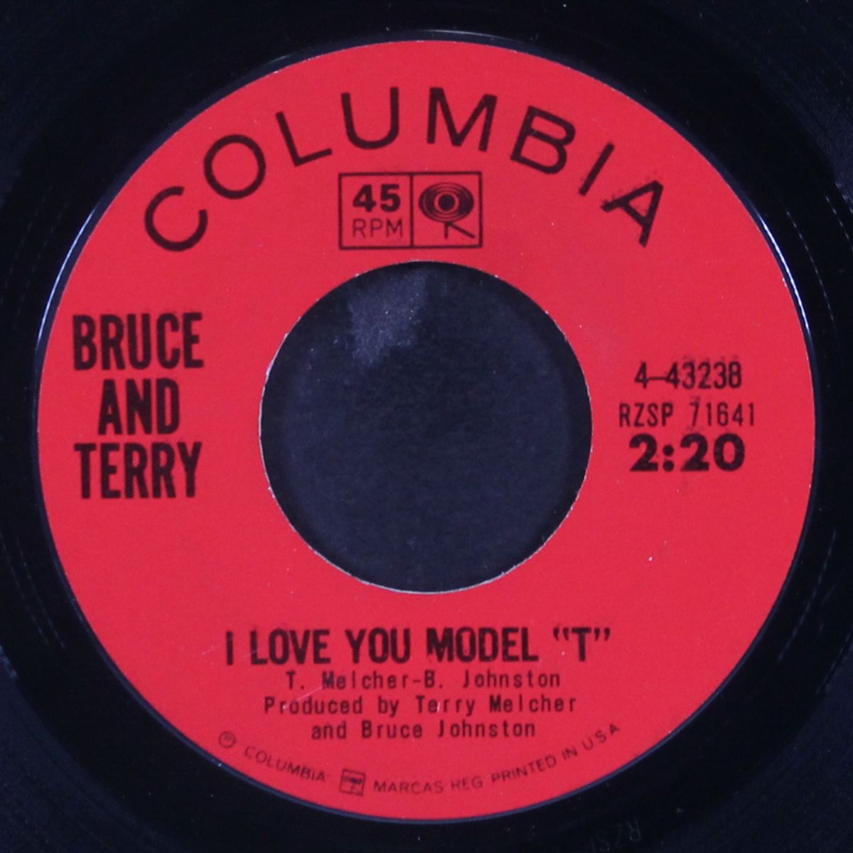 i love you model t / carmen by BRUCE AND TERRY