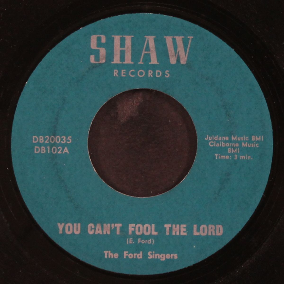 you can't fool the lord by FORD SINGERS