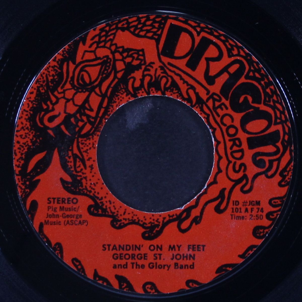standin' on my feet / you and i by GEORGE ST. JOHN & GLORY BAND