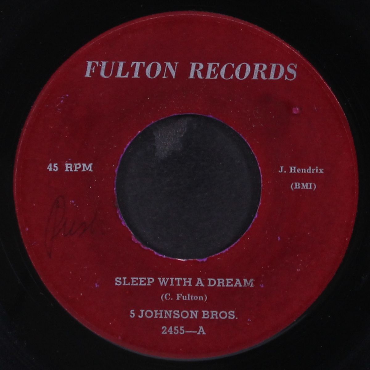 sleep with a dream / happy rock & roll by FIVE JOHNSON BROTHERS