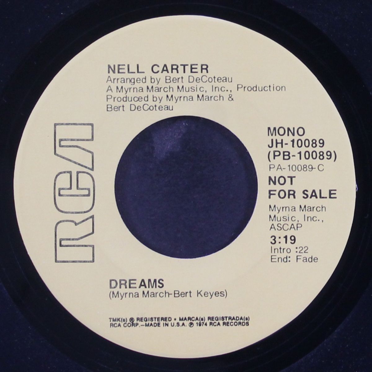 dreams / mono by NELL CARTER