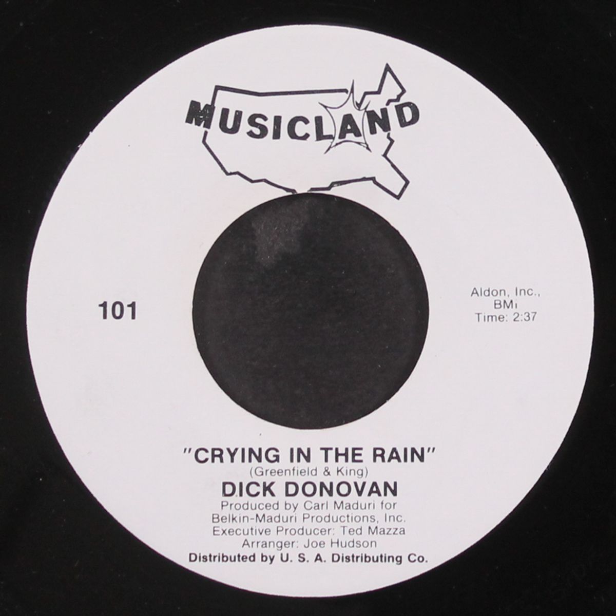 dancin' in the streets / crying in the rain by DICK DONOVAN