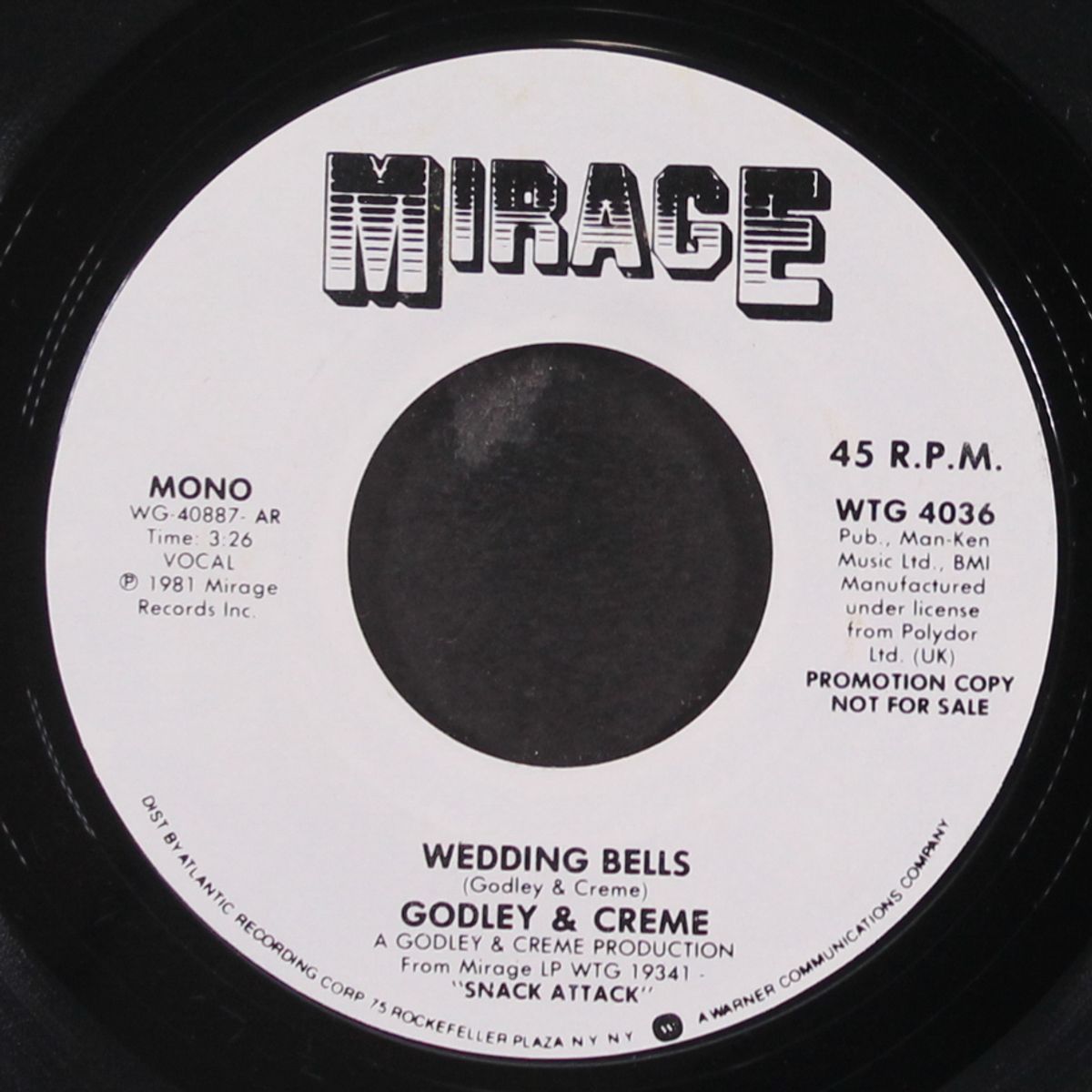 wedding bells / mono by GODLEY & CREME