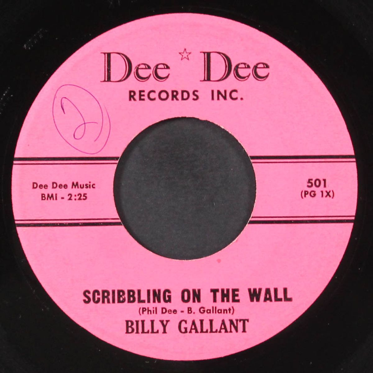 scribbling on the wall / thinking hoping wishing by BILLY GALLANT