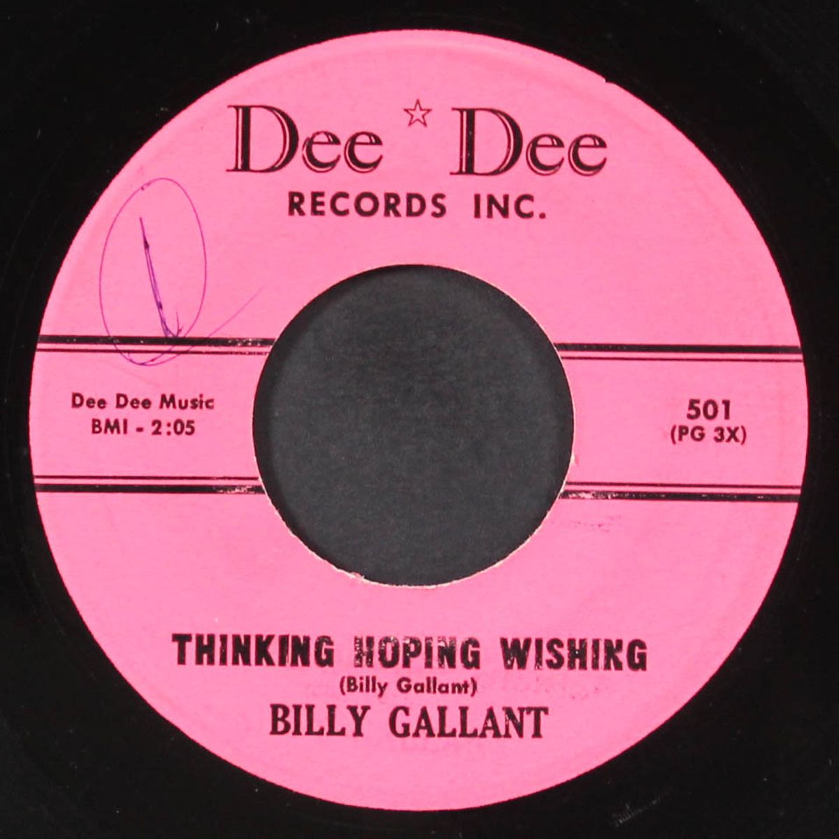 scribbling on the wall / thinking hoping wishing by BILLY GALLANT