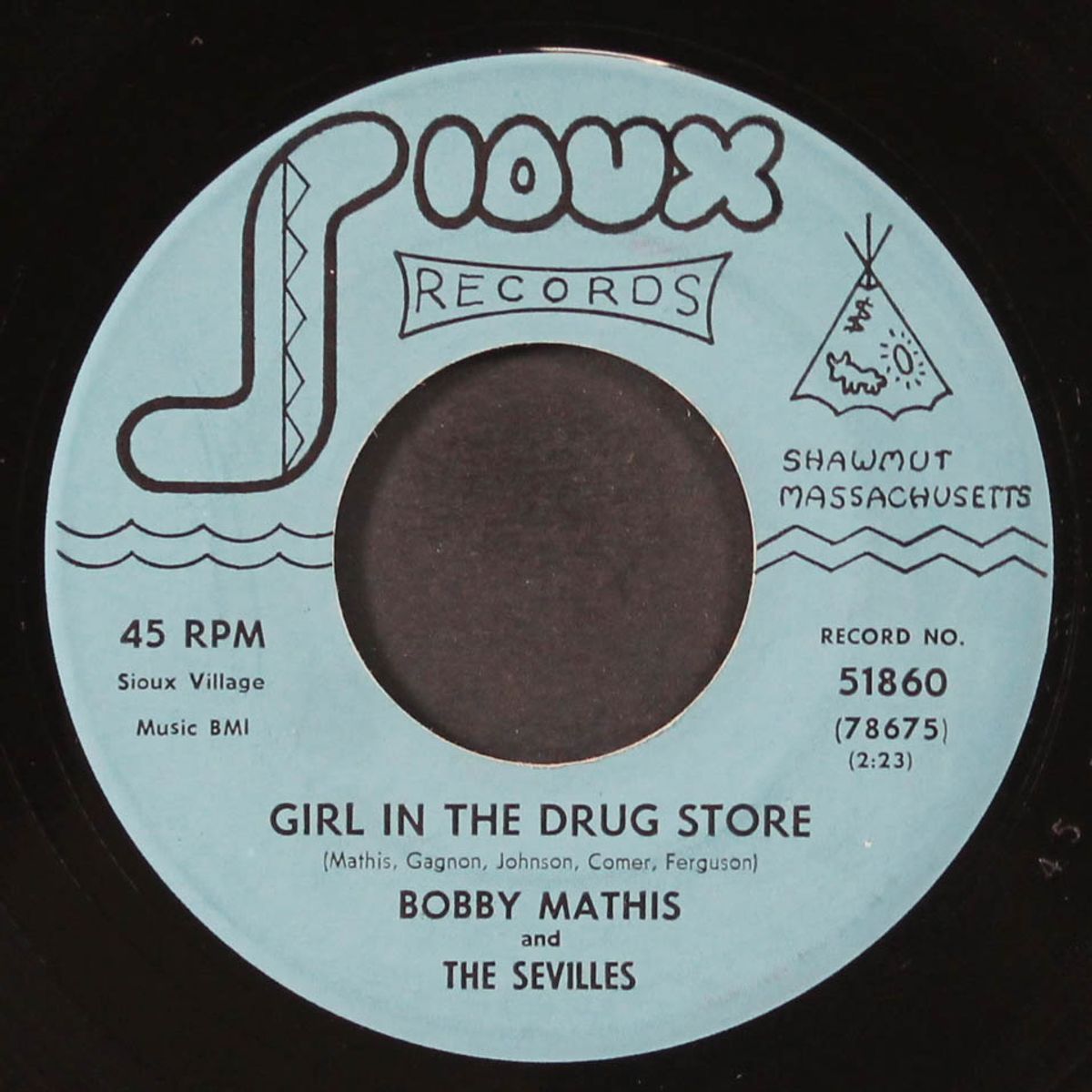 girl in the drug store / going to the city by BOBBY MATHIS & SEVILLES