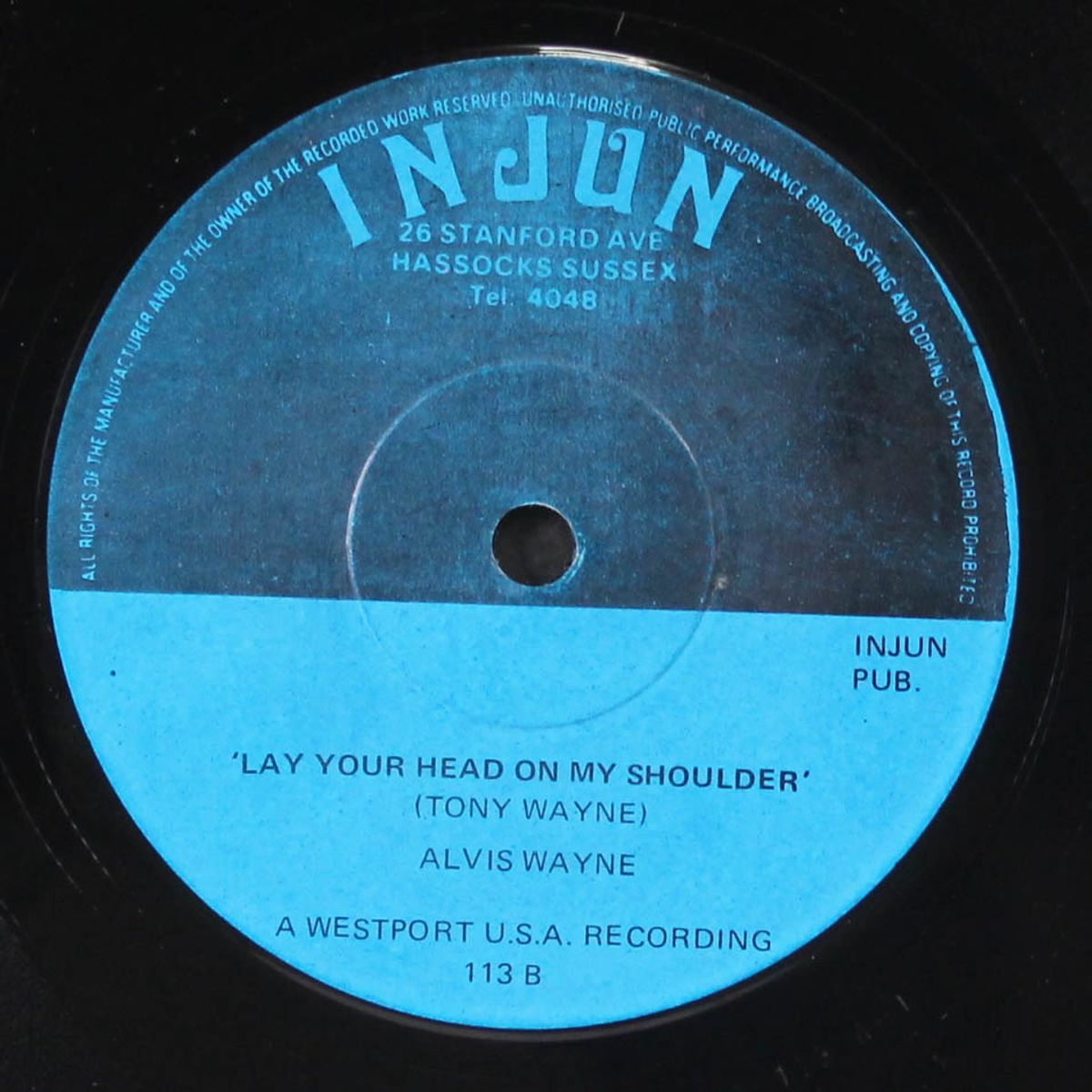 i gottum / lay your head on my shoulder by ALVIS WAYNE