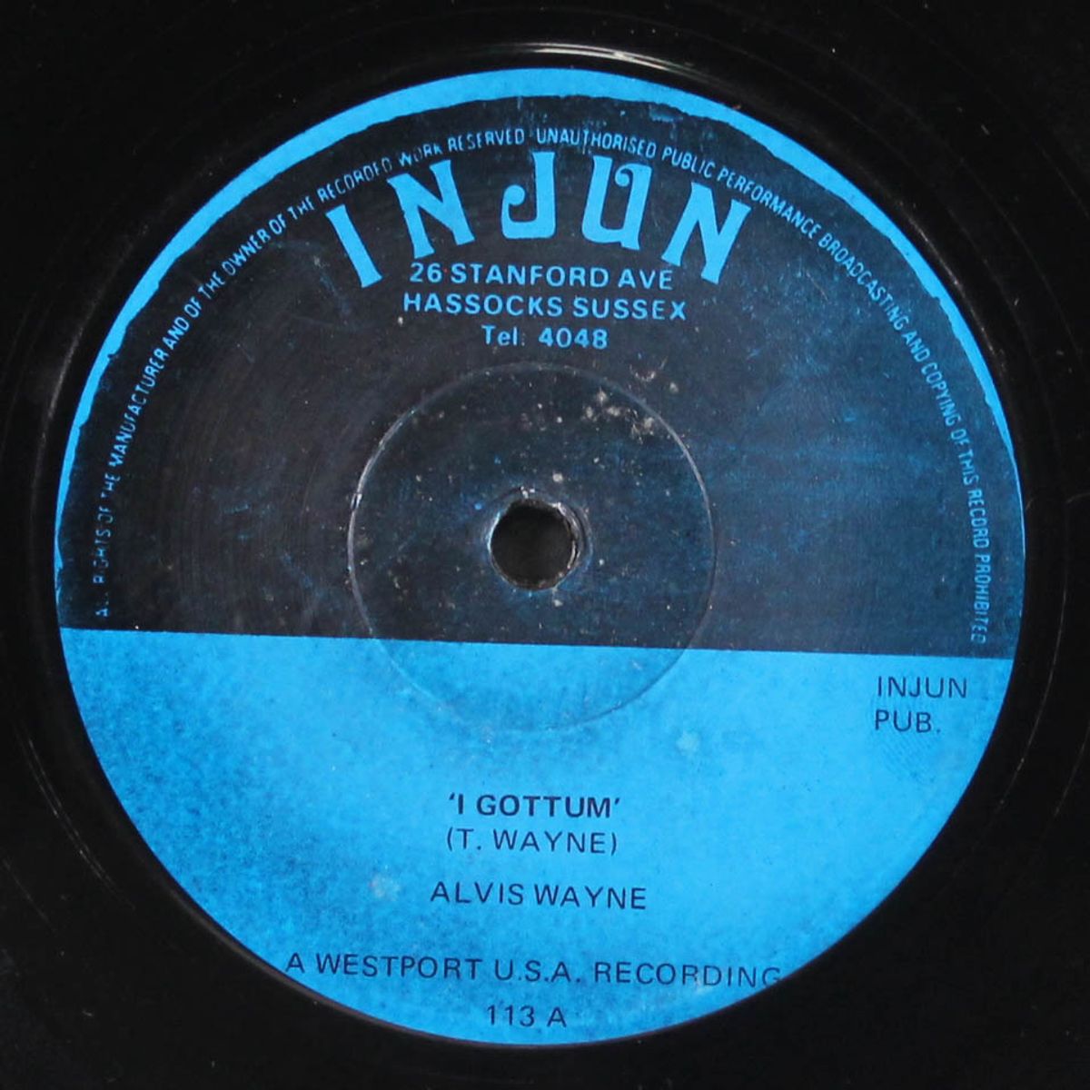 i gottum / lay your head on my shoulder by ALVIS WAYNE