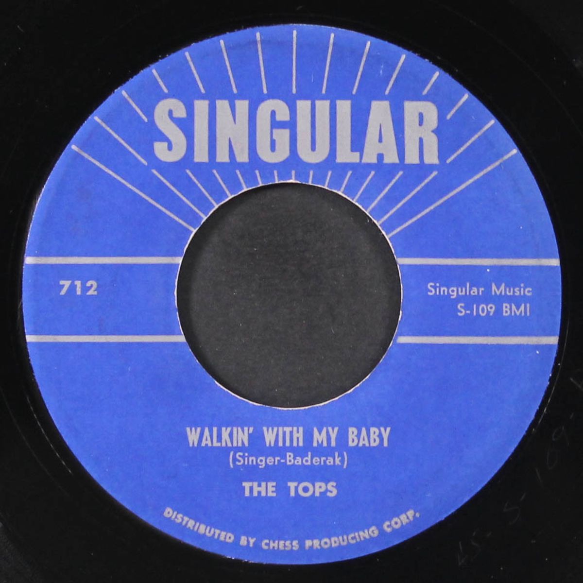 an innocent kiss / walkin' with my baby by TOPS