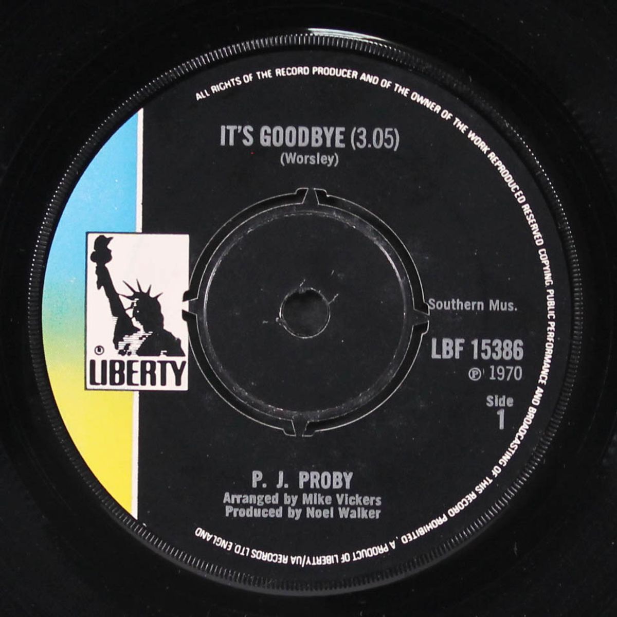 it's goodbye by P.J. PROBY