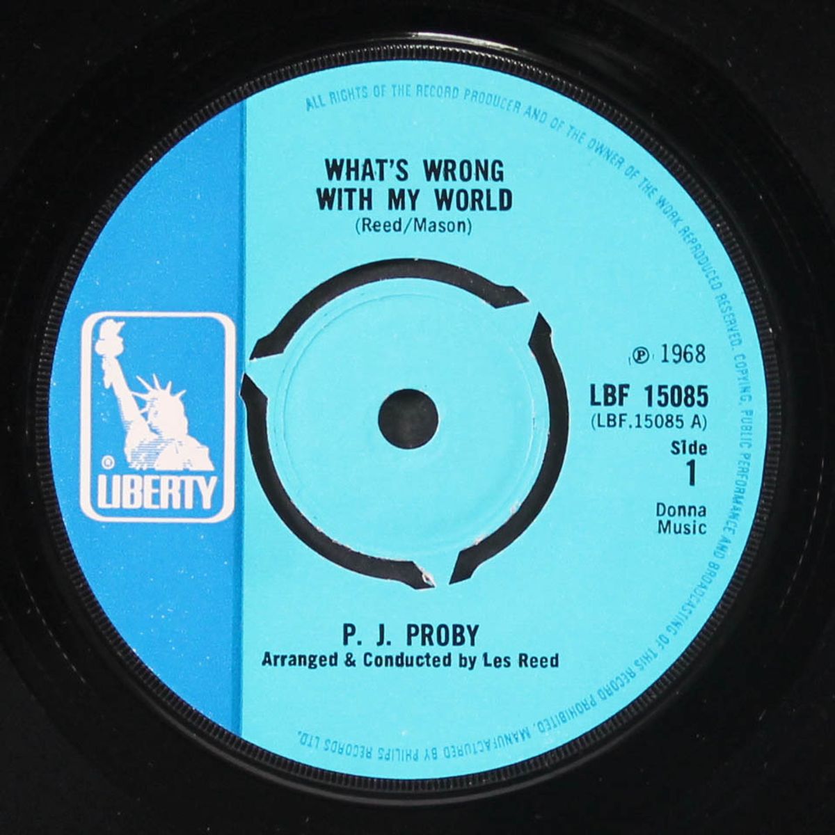 what's wrong with my world / why baby why by P.J. PROBY
