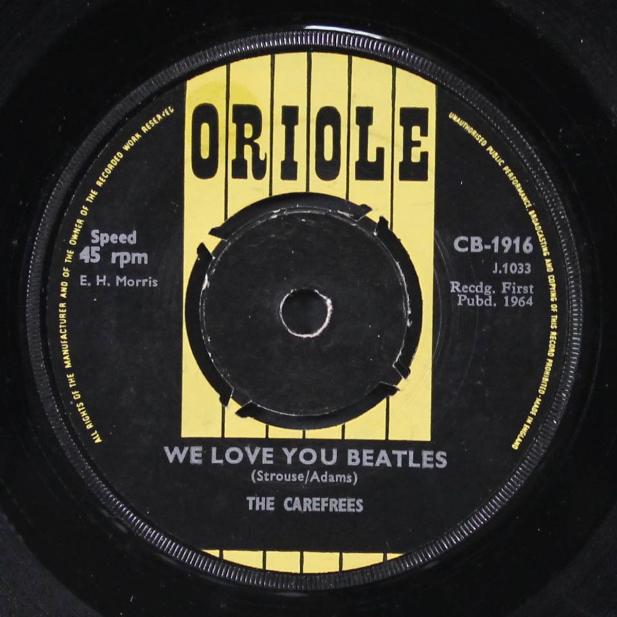 we love you beatles / hot blooded lover by CAREFREES