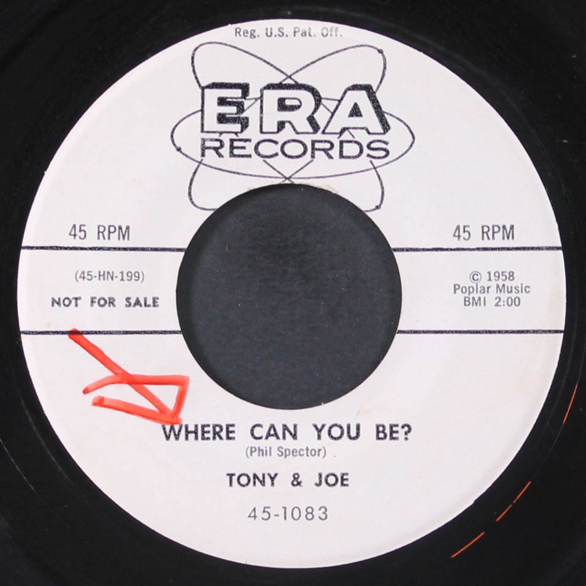 where can you be? / play something sentimental mr. dj by TONY & JOE