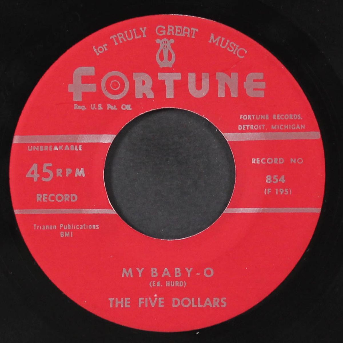 my baby-o / that's the way it goes by FIVE DOLLARS