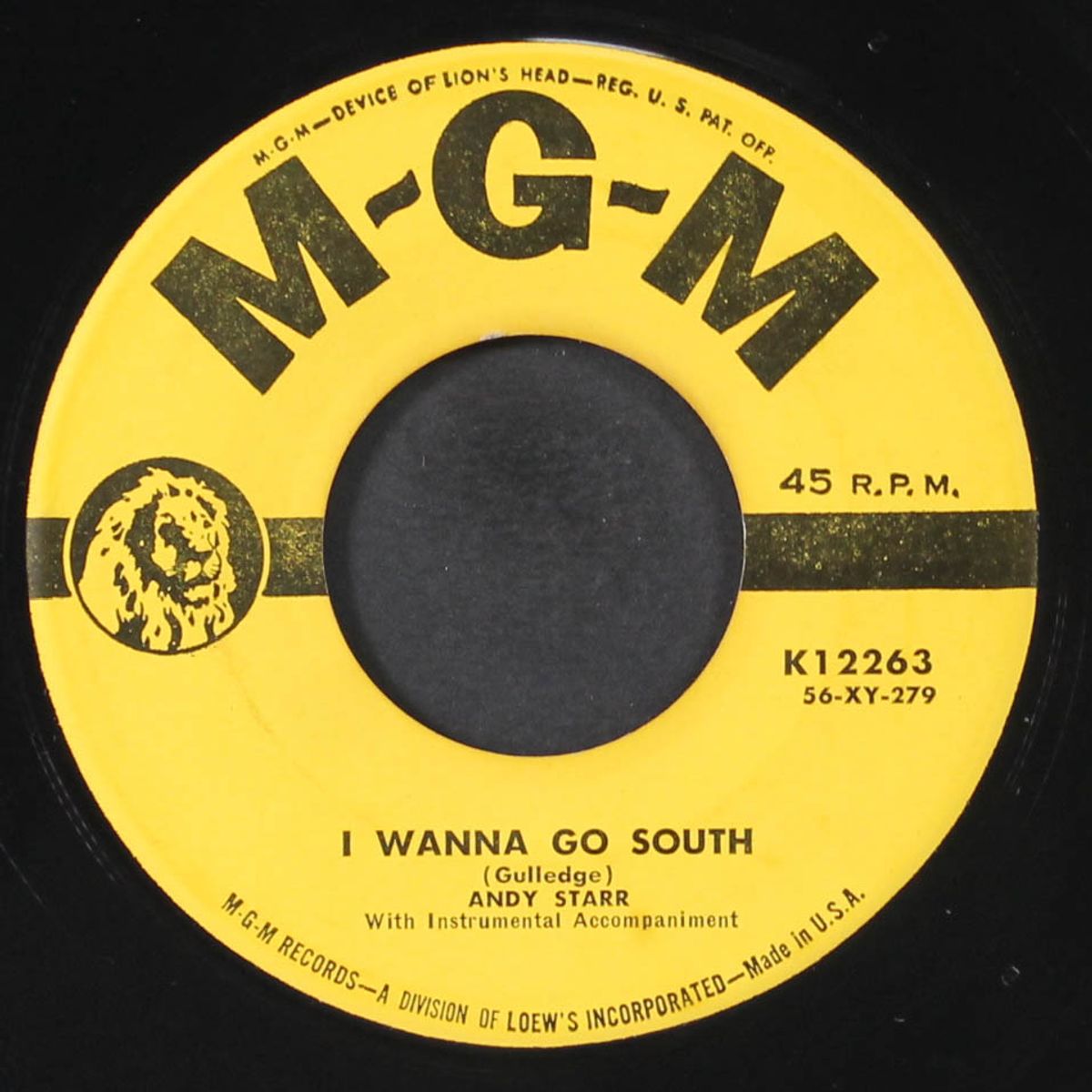 rockin', rollin' stone / i wanna go south by ANDY STARR