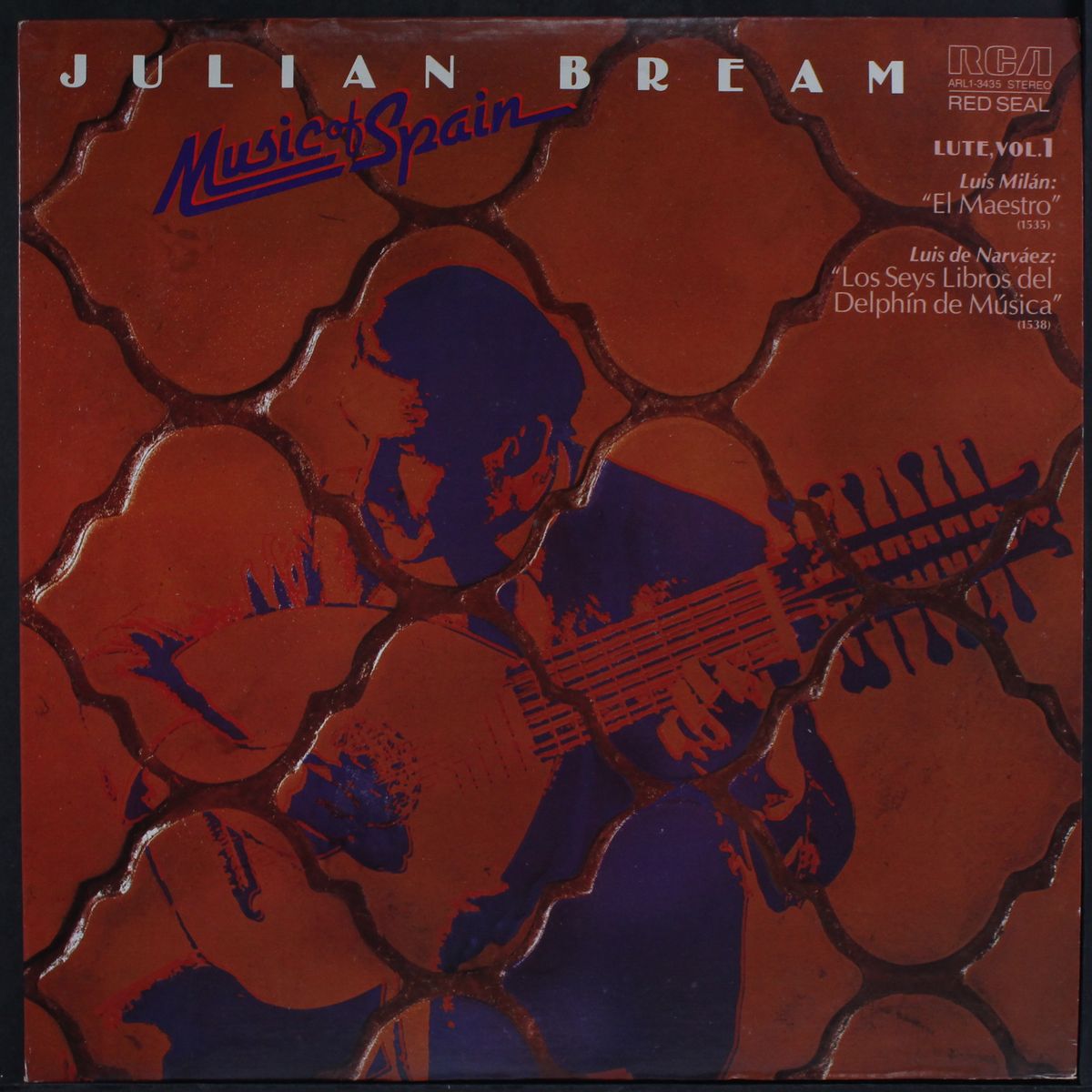 music of spain; lute, vol. 1 by JULIAN BREAM