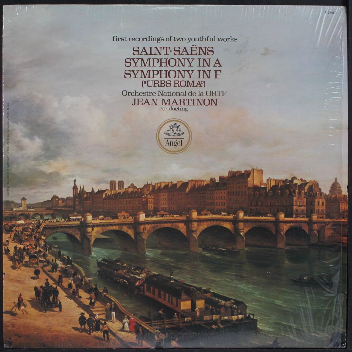 saint-saens: symphonies in a & f by JEAN MARTINON