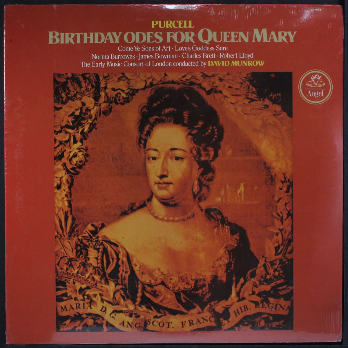 purcell: birthday odes for queen mary by DAVID MUNROW