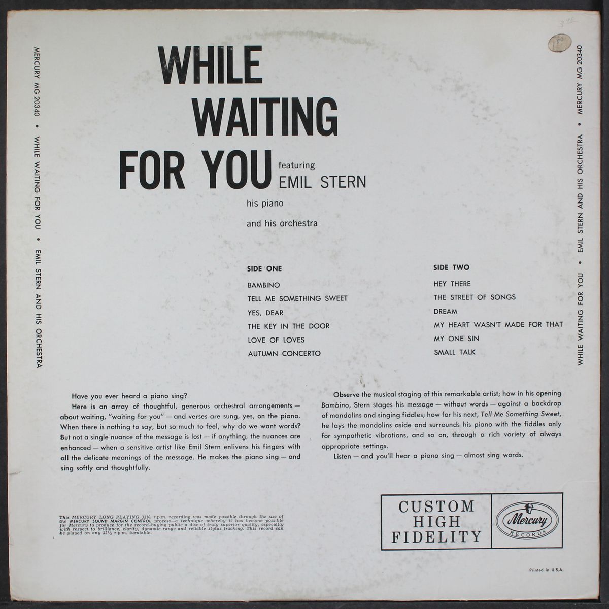 while waiting for you by EMIL STERN