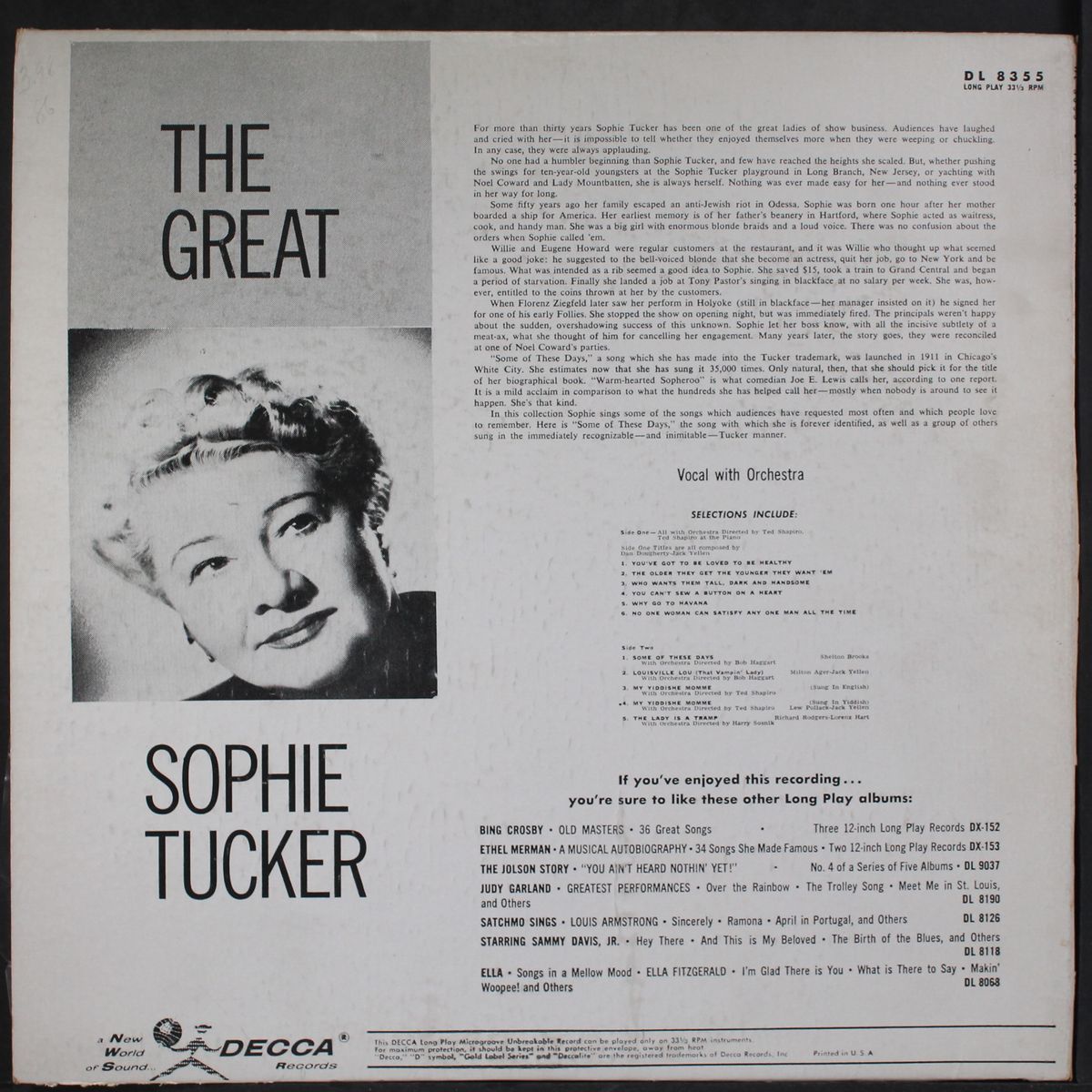 the great by SOPHIE TUCKER