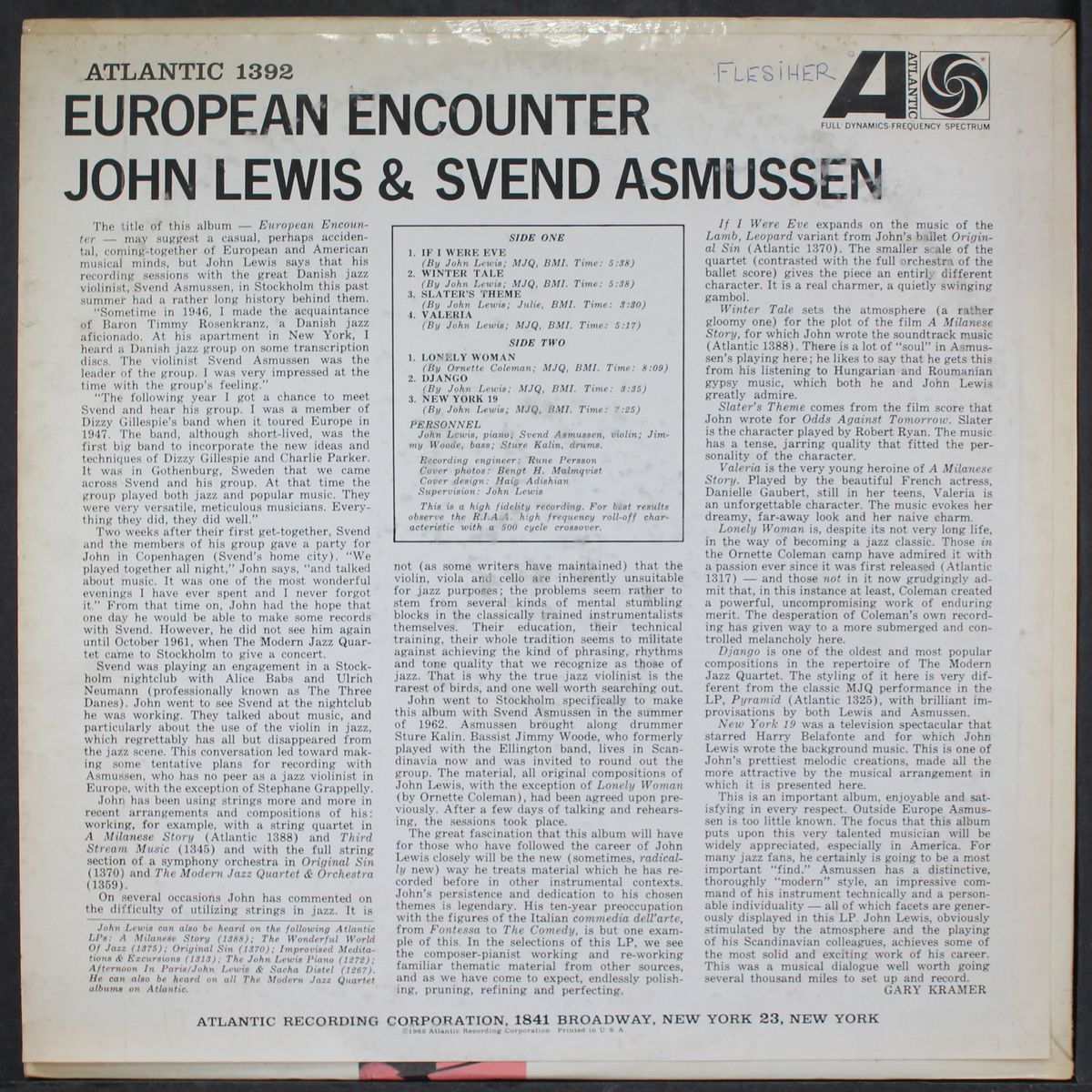 european encounter by JOHN LEWIS