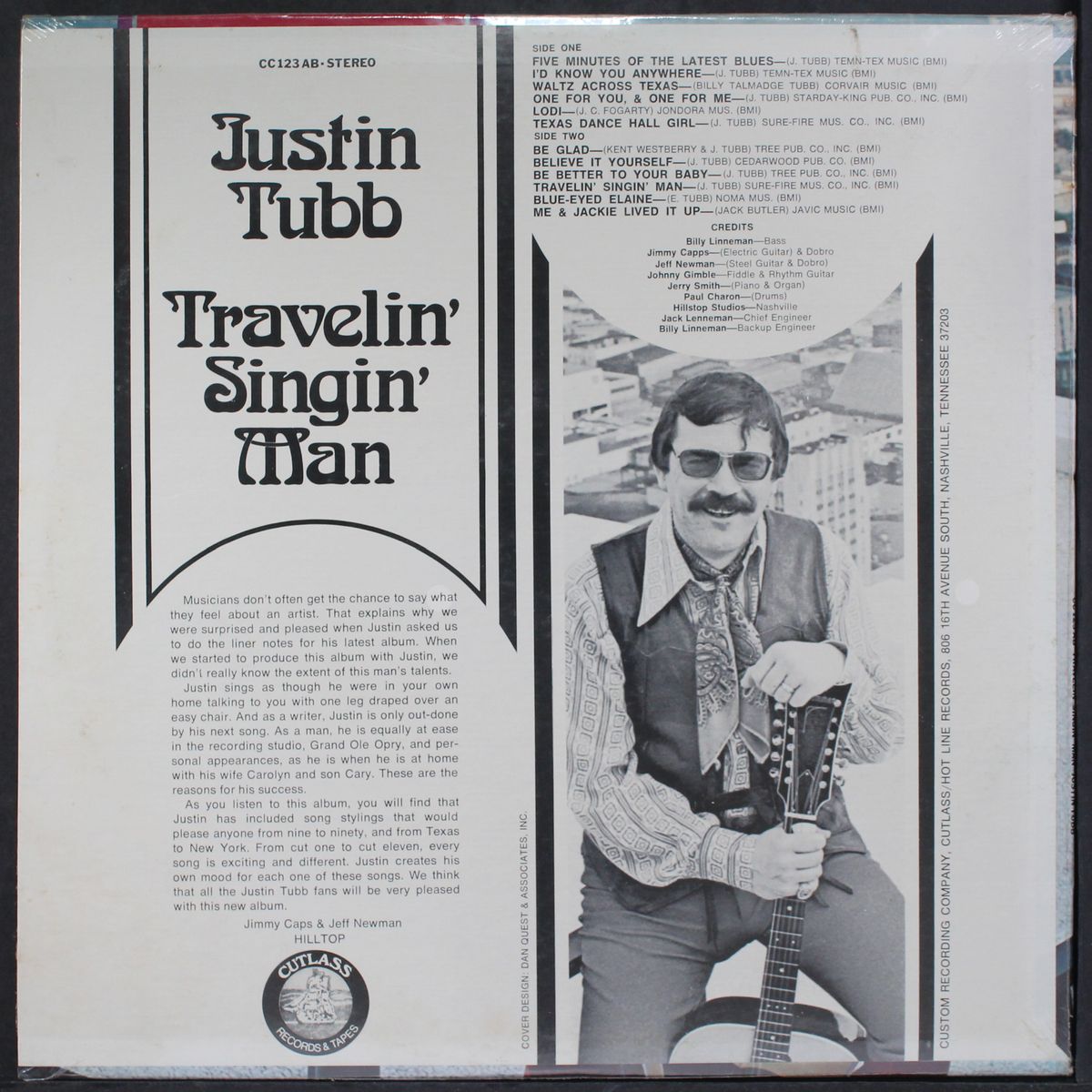 travelin' singin' man by JUSTIN TUBB