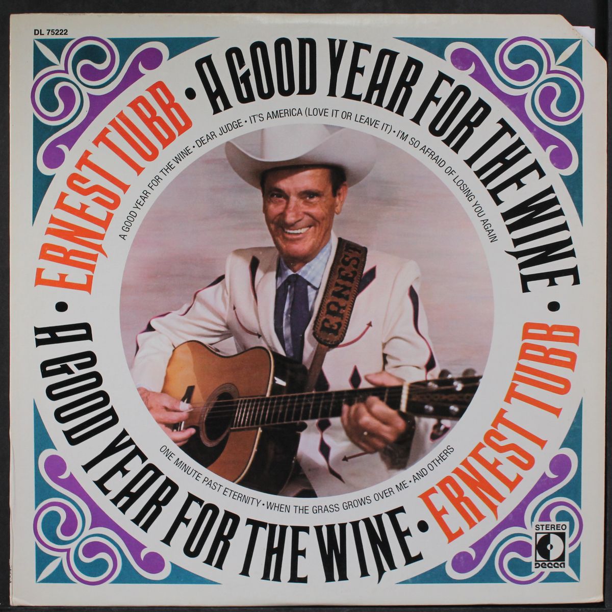 a good year for the wine by ERNEST TUBB