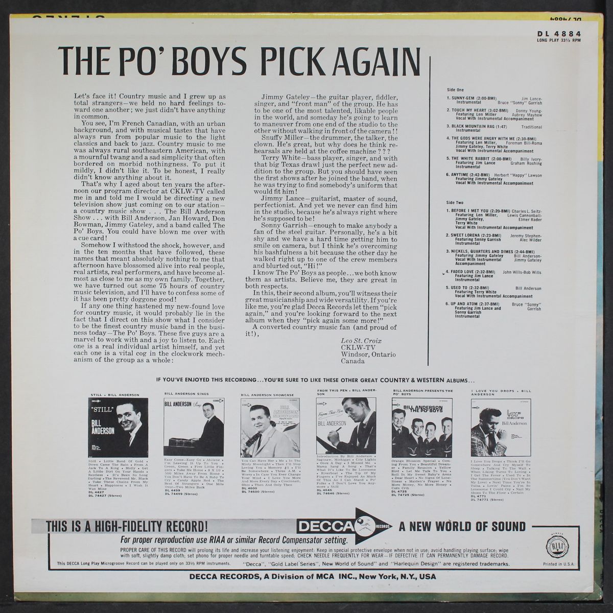 pick again by PO' BOYS
