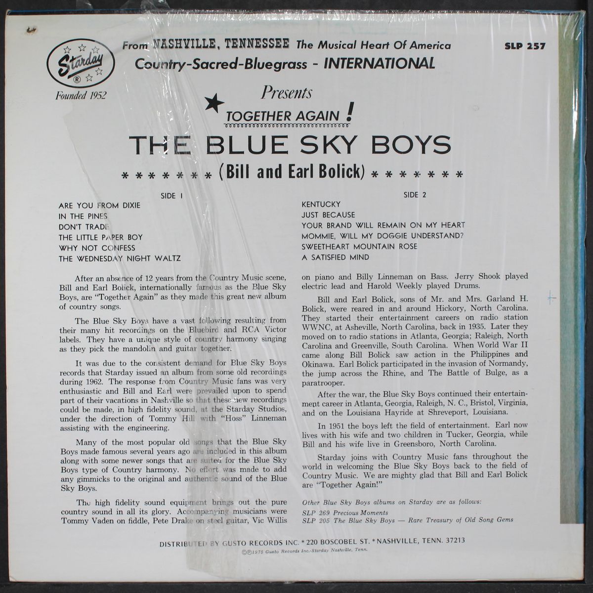 together again by BLUE SKY BOYS