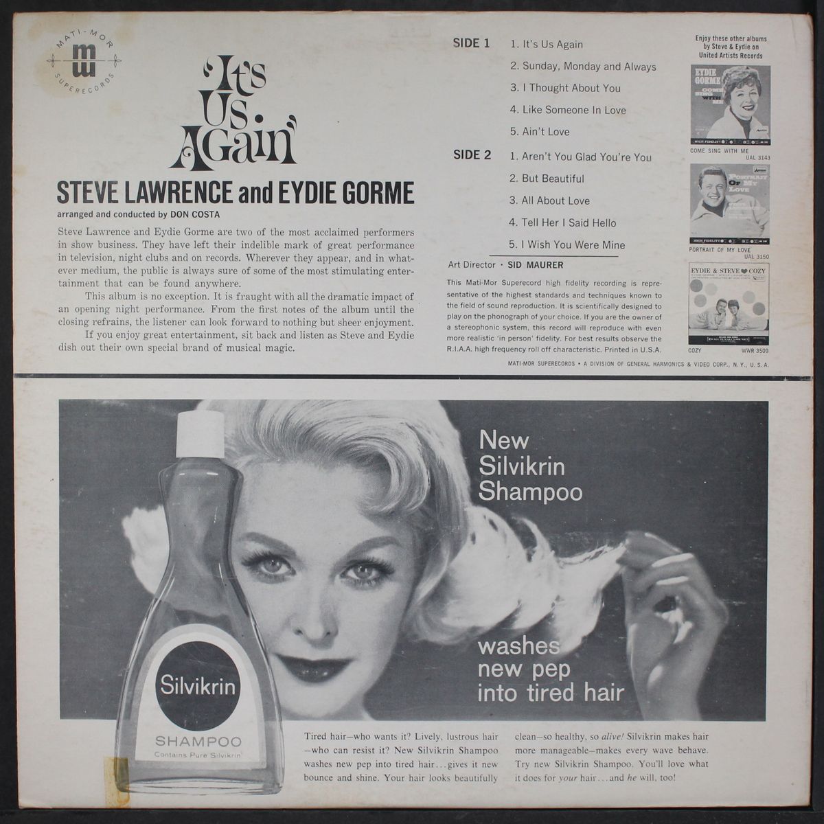 it's us again by EYDIE GORME & STEVE LAWRENCE
