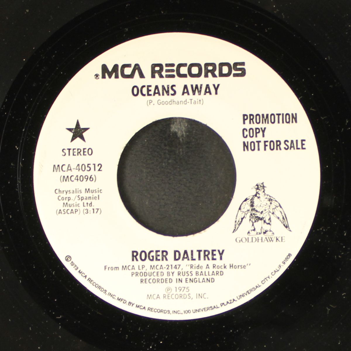 oceans away / same by ROGER DALTREY