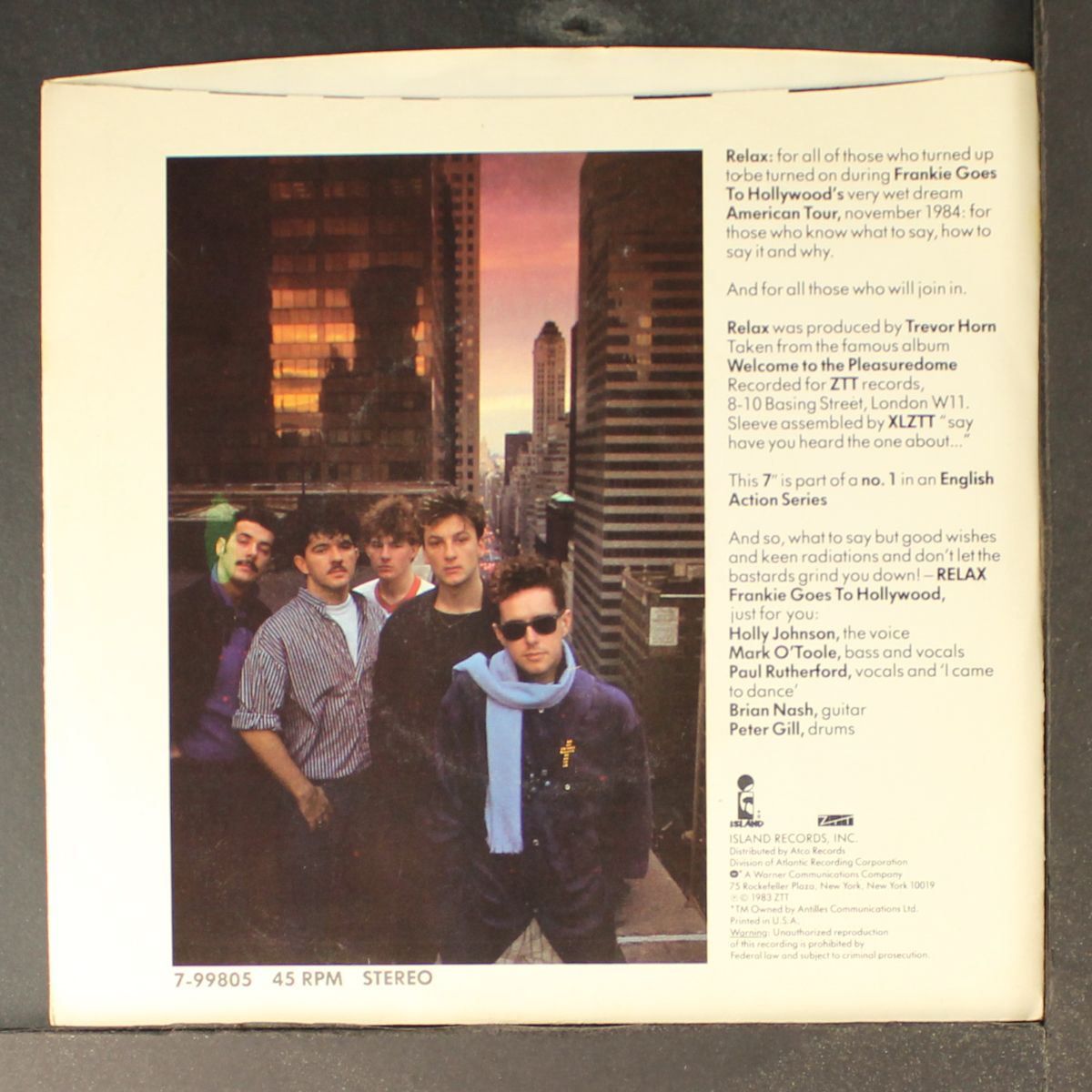 relax / one september monday by FRANKIE GOES TO HOLLYWOOD