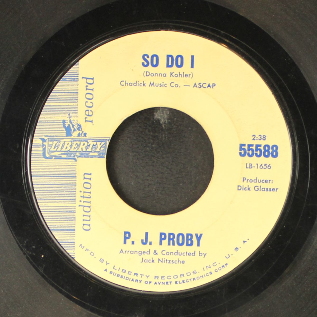 so do i / i can't take it like you can by P.J. PROBY