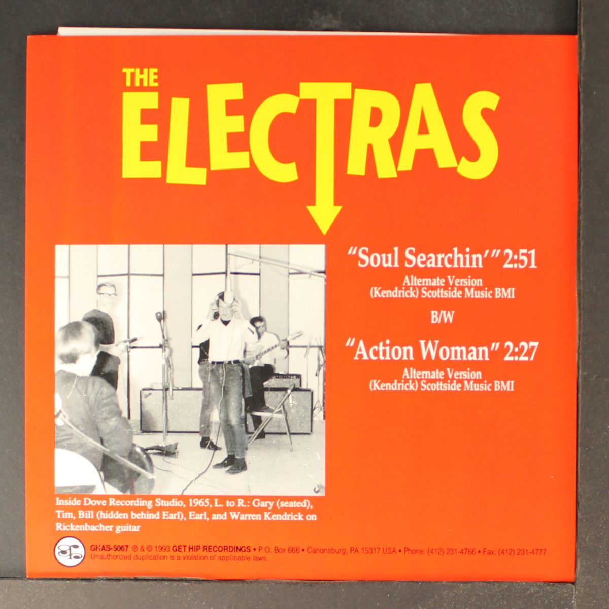 soul searchin' / action woman by ELECTRAS
