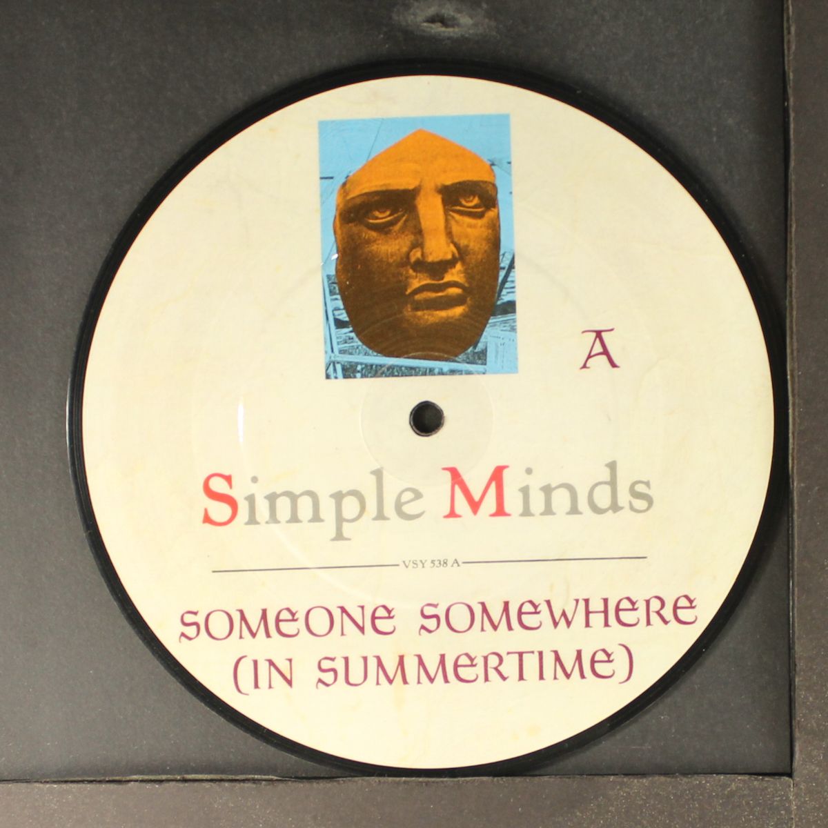 someone somewhere / king is white and in the crowd by SIMPLE MINDS