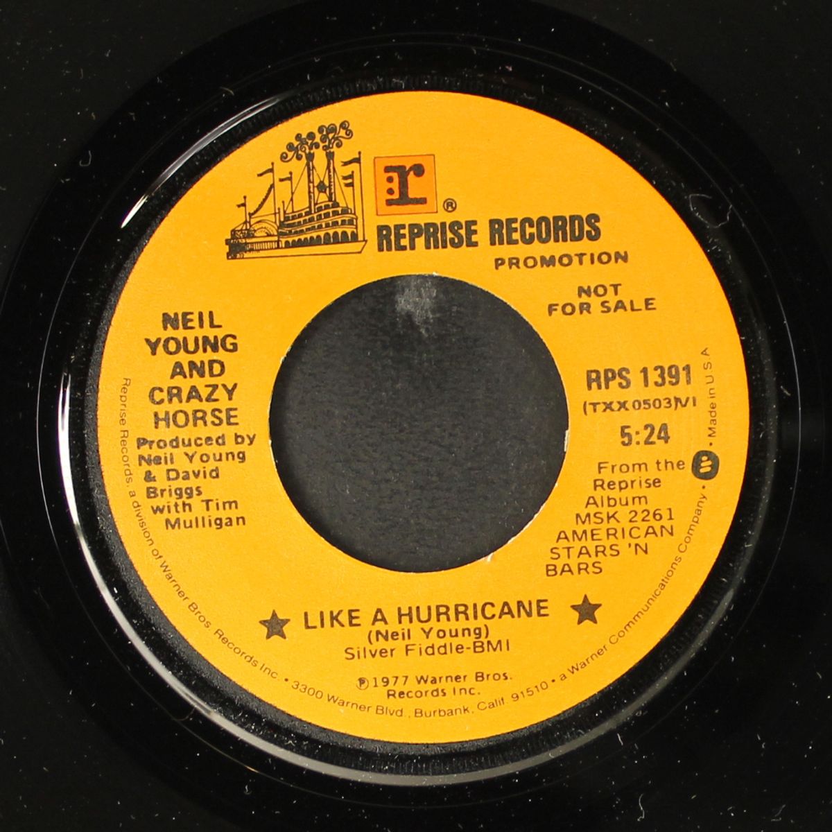 like a hurricane / hold back the tears by NEIL YOUNG