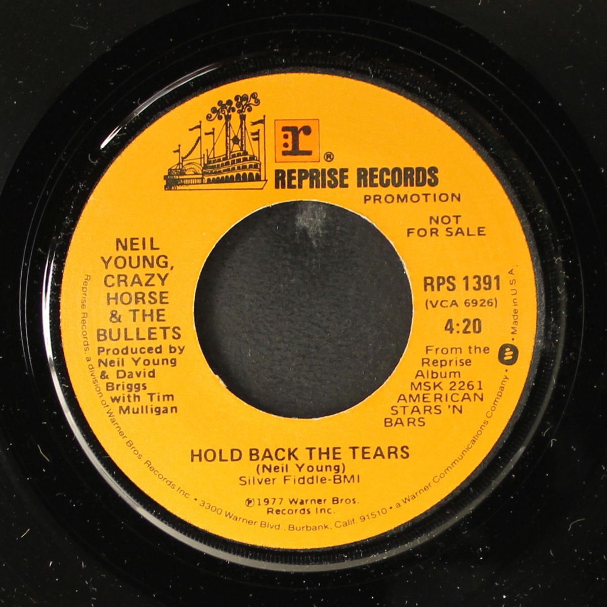 like a hurricane / hold back the tears by NEIL YOUNG