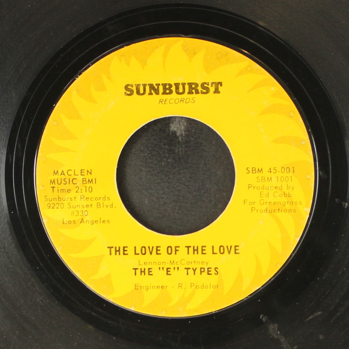 she moves me / love of the loved by E-TYPES