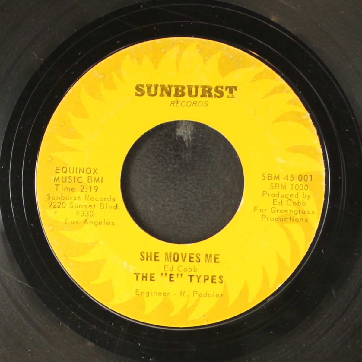 she moves me / love of the loved by E-TYPES