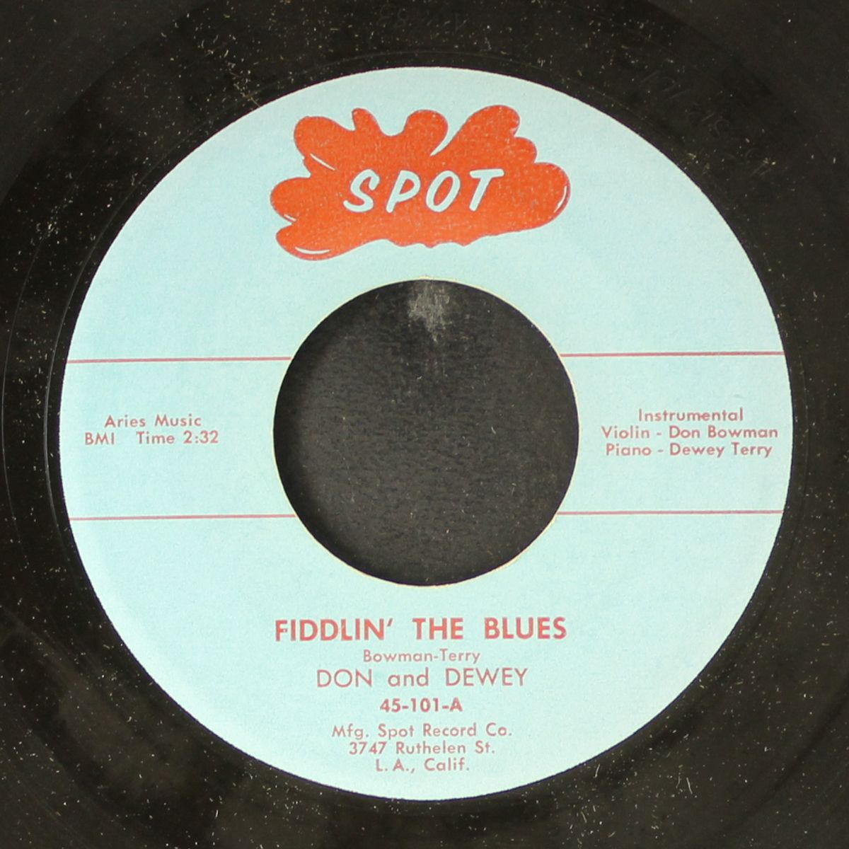 fiddlin' the blues / slummin' by DON & DEWEY