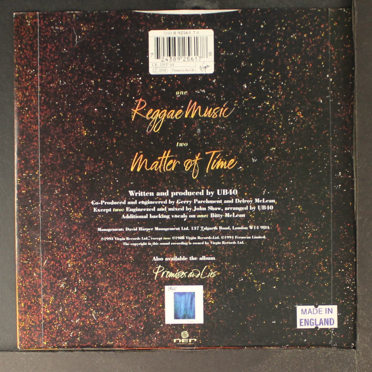 reggae music by UB40