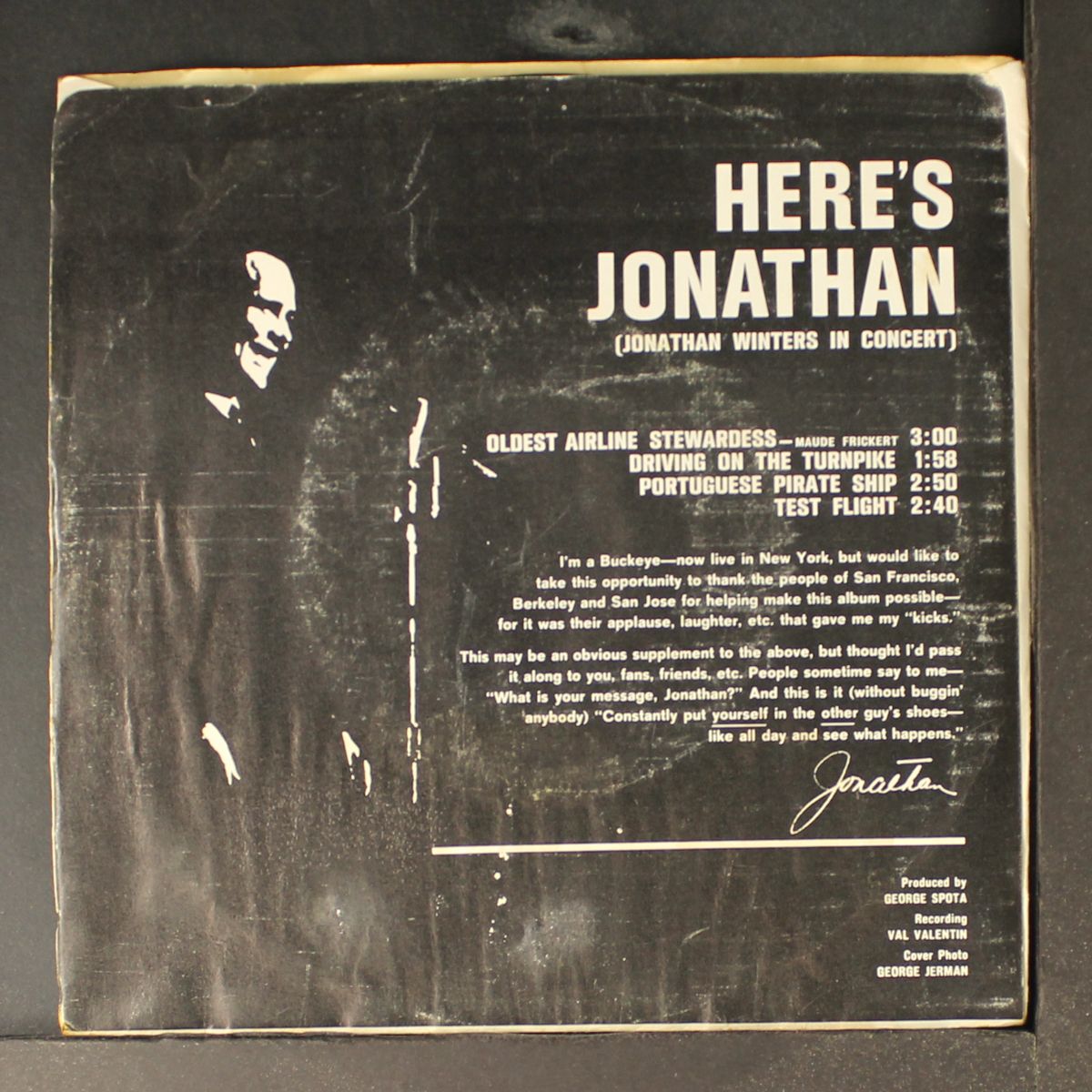 here's jonathan by JONATHAN WINTERS