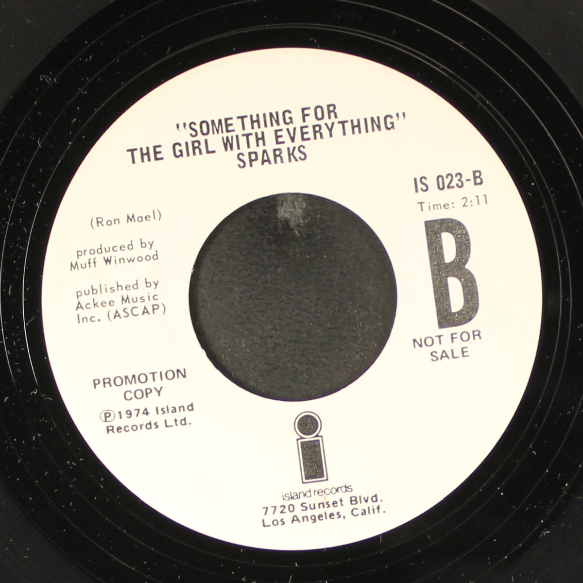 achoo / something for the girl with everything by SPARKS