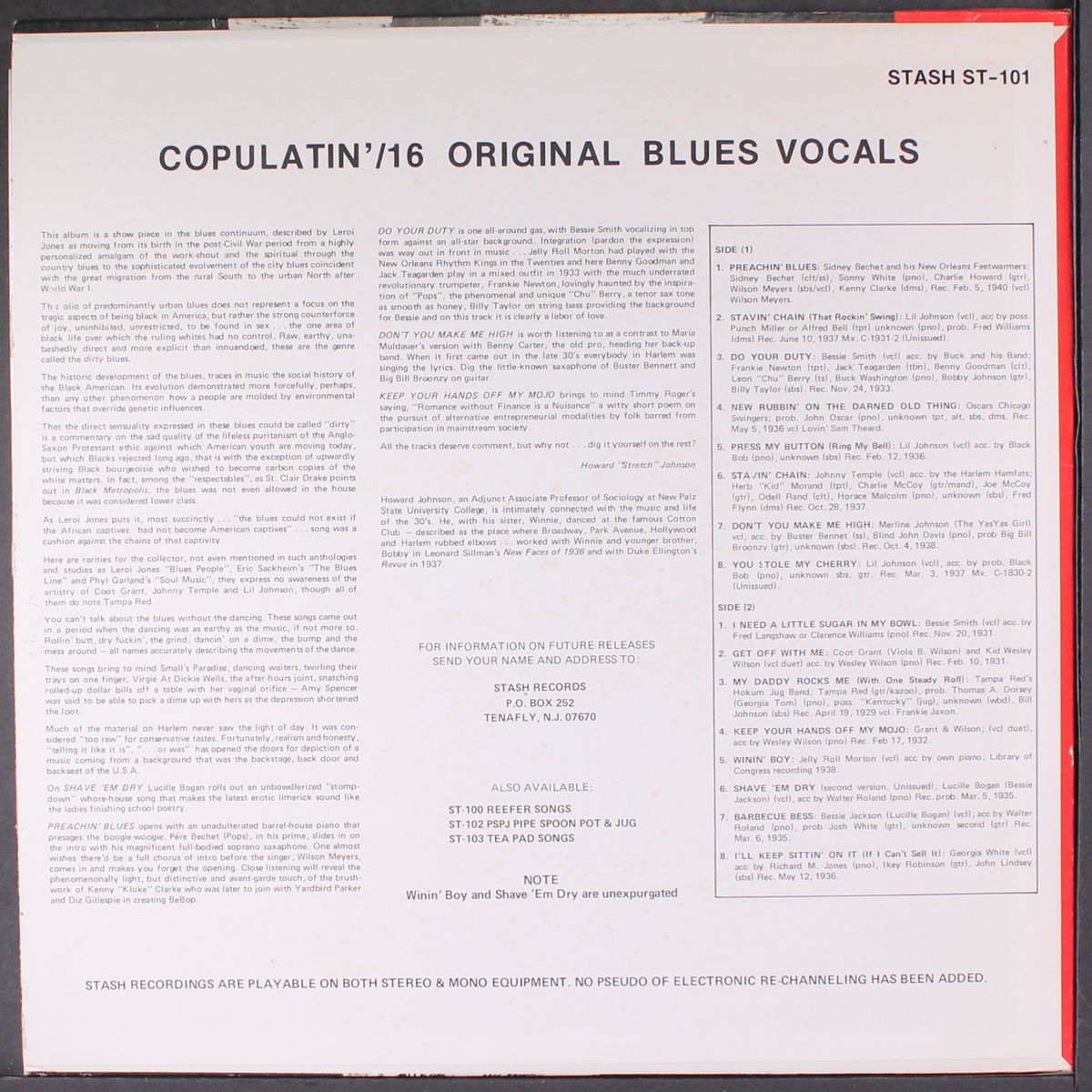 copulatin' blues vol. 1 by VARIOUS