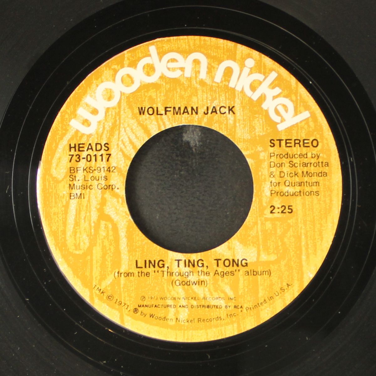 ling, ting, tong / johnny do it faster by WOLFMAN JACK