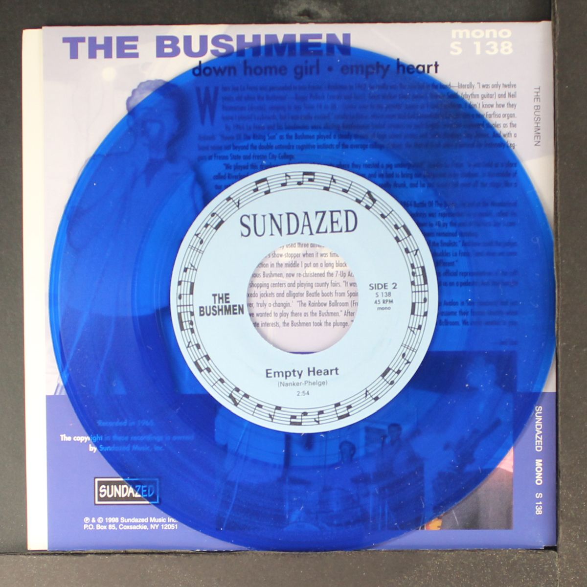 down home girl / empty heart by BUSHMEN