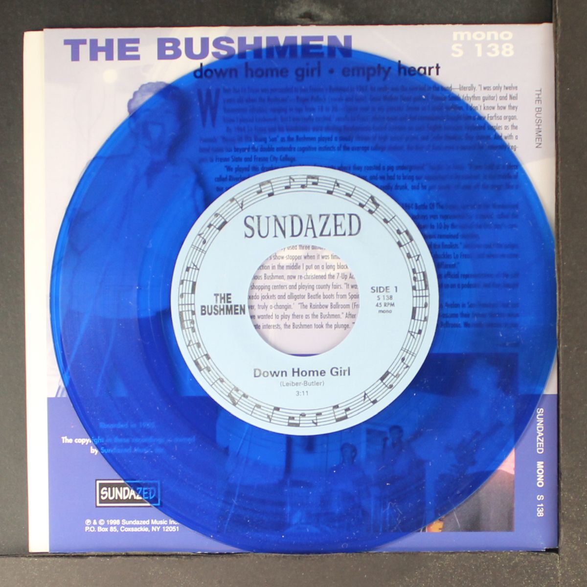 down home girl / empty heart by BUSHMEN