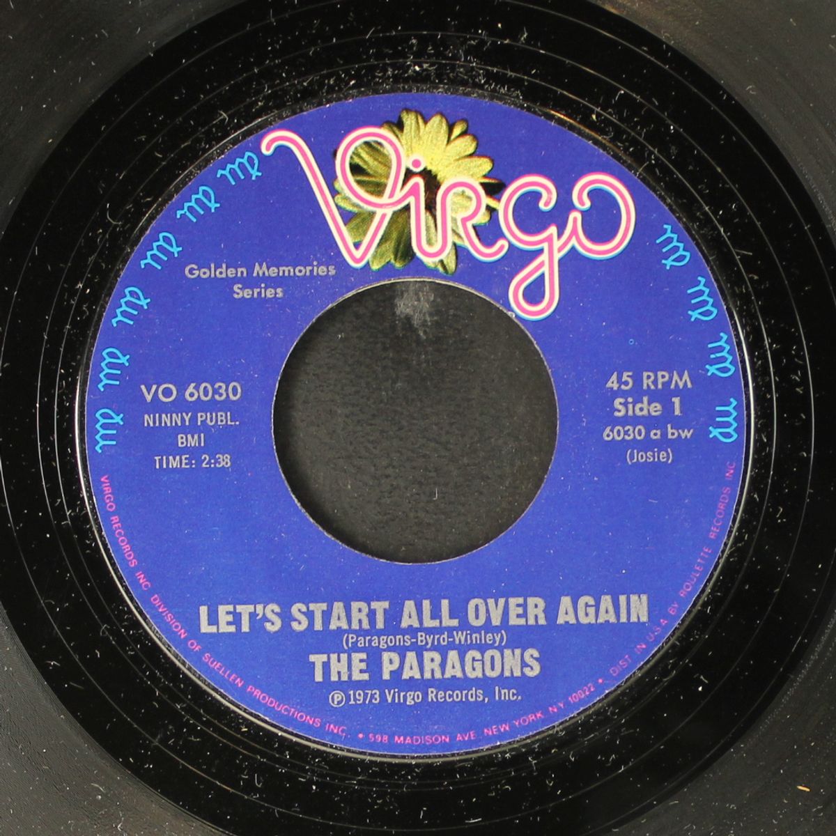 let's start all over again / the vows of love by PARAGONS