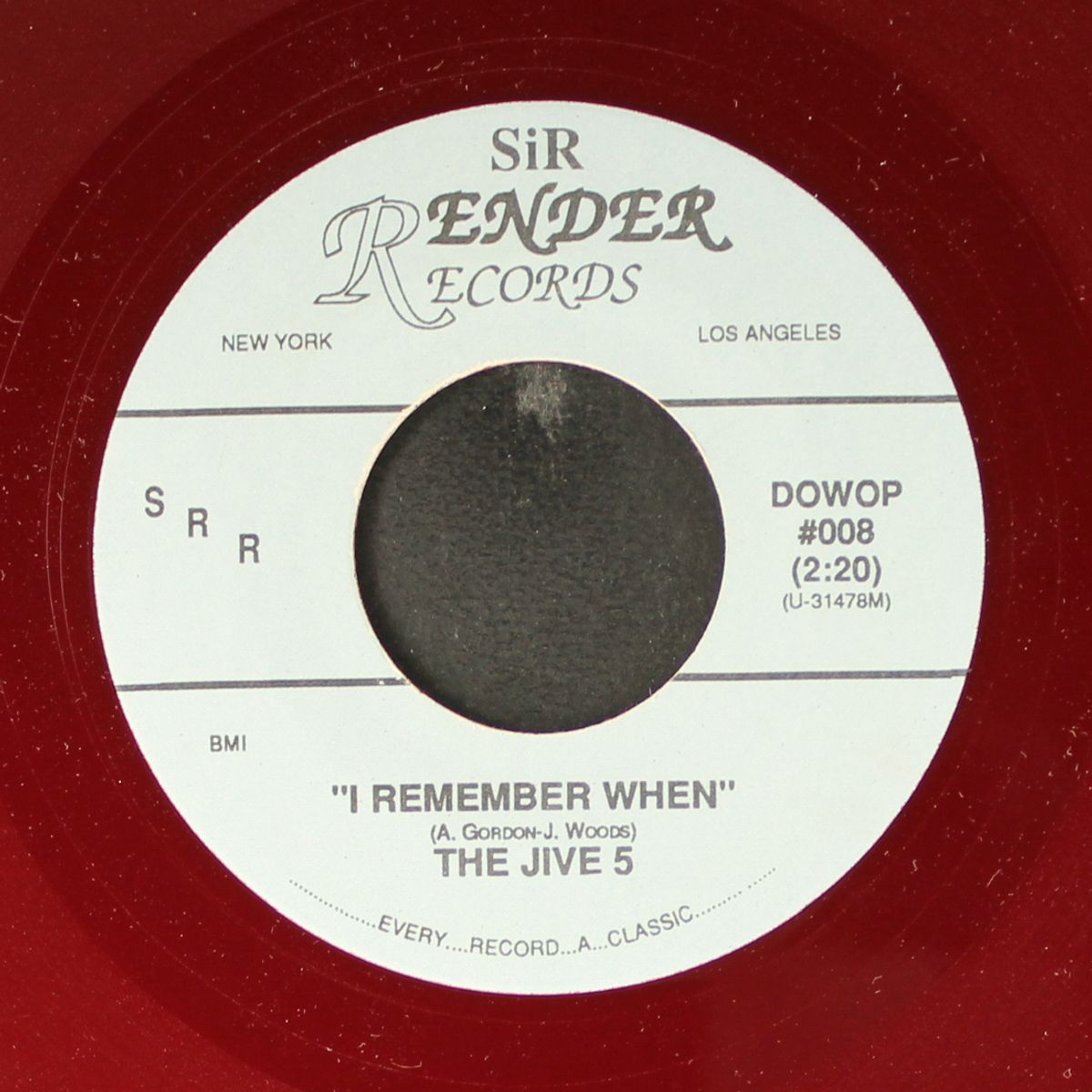 falling tears / i remember when by JIVE 5