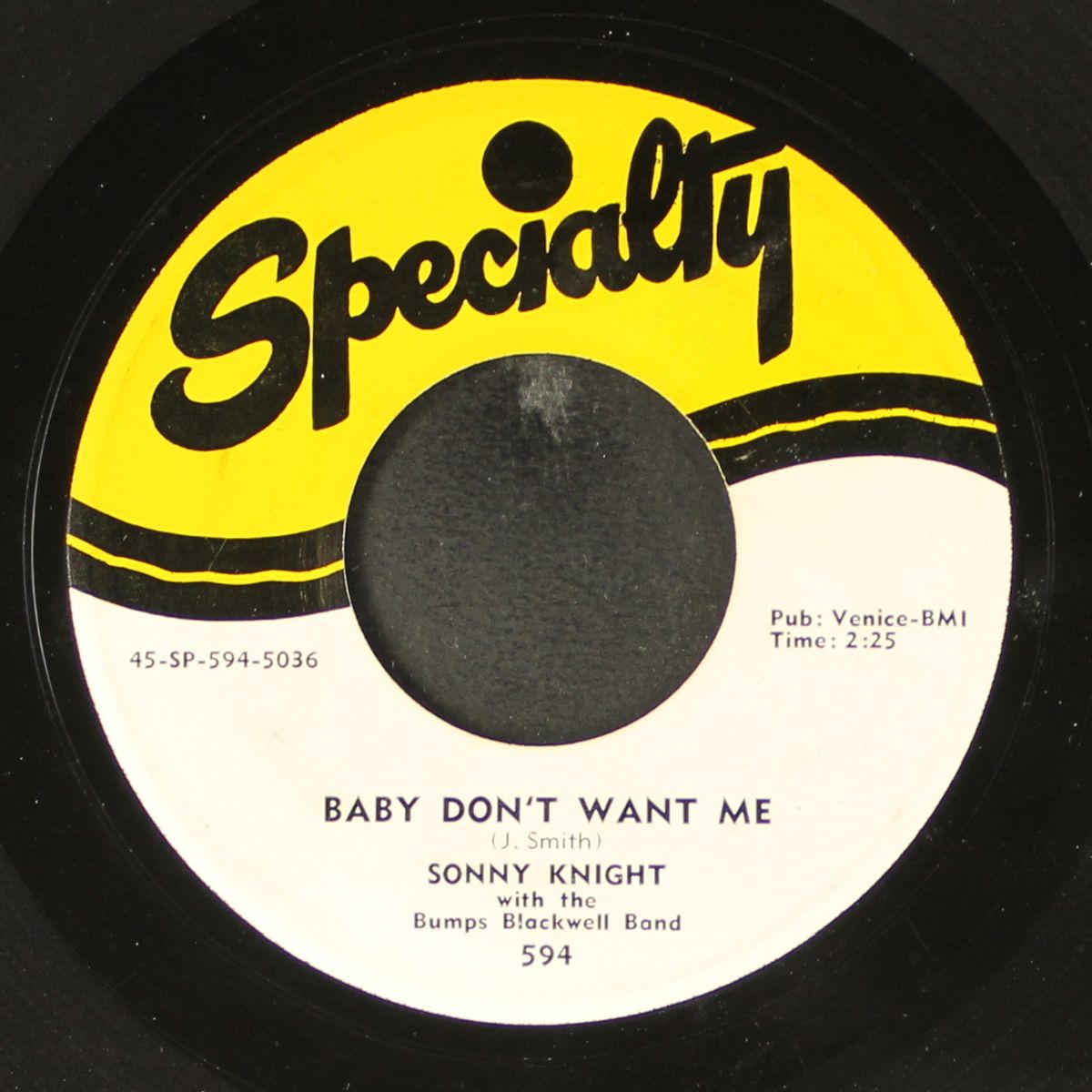 keep a-walkin' / baby don't want me by SONNY KNIGHT